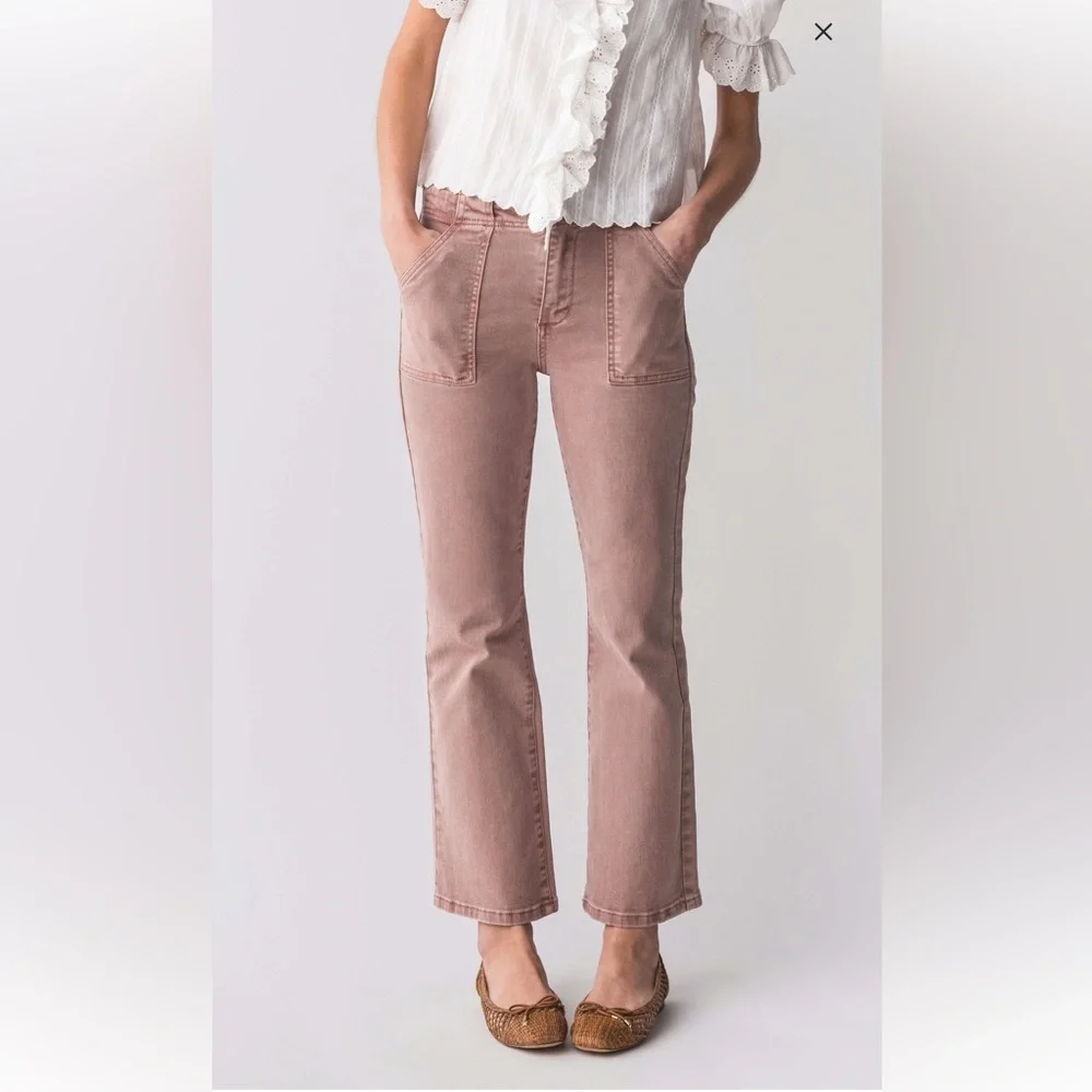 Risen Rosie Ankle Flair Jeans Size 30 - Picture 1 of 12